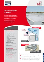 JET-Lichtkuppel- ZubehÃ¶r - JET-Gruppe