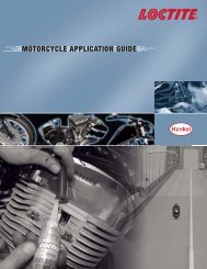 Motorcycle application guide - Loctite.ph