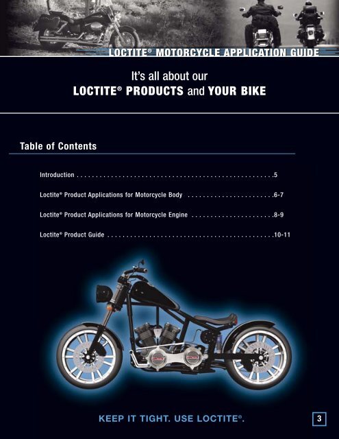 Motorcycle application guide - Loctite.ph