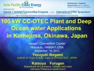Ikegami Y_ OTEC Okinawa Plant - Hawaii National Marine ...