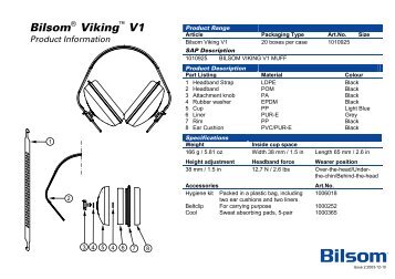 Bilsom Viking V1 - Seguridad Global