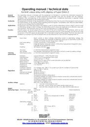 Data sheet GMA-2(pdf-document) - MÃ¼ller + Ziegler GmbH & Co. KG