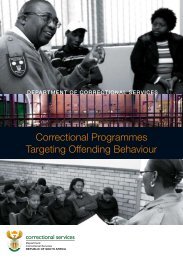 Correctional Programmes Targeting Offending Behaviour