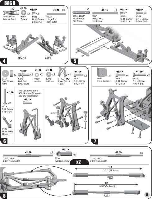 INSTRUCTION MANUAL FOR THE TEAM ASSOCIATED ... - Petit RC