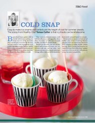 COLD SNAP - The Healthy Chef