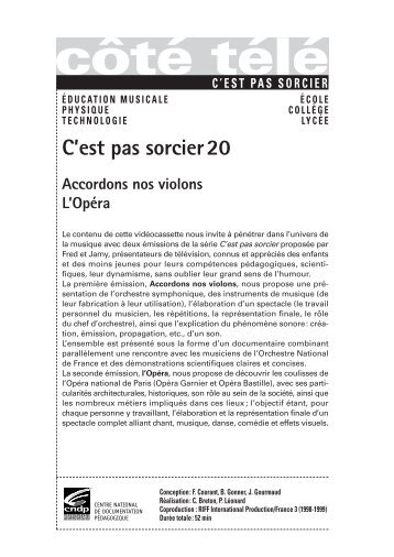 C'est pas sorcier 20 - Pupitre.org