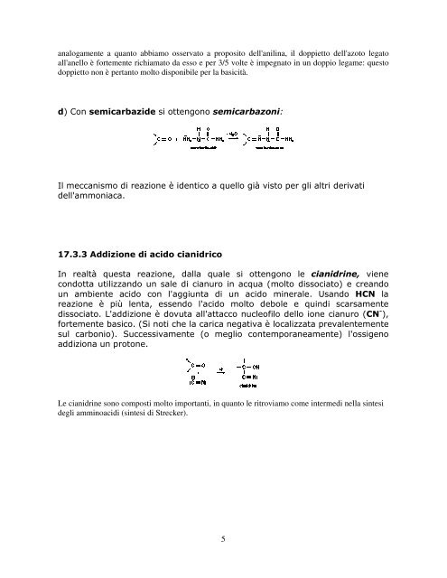 Aldeidi e Chetoni - Dipartimento di Chimica