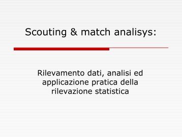 Scout & Match analisys - Pallavolo Azzanese