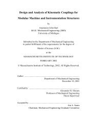 Design and Analysis of Kinematic Couplings for Modular Machine ...