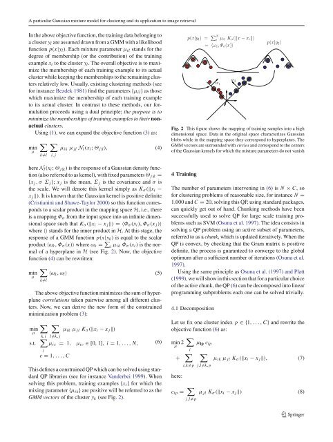 A particular Gaussian mixture model for clustering and its ...