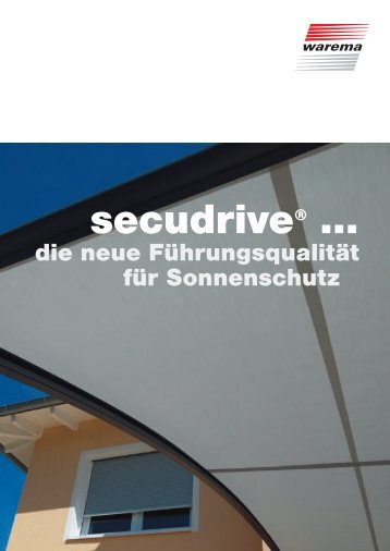 secudrive ®- Prospekt - Warema