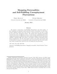 Shopping Externalities and Self Fulfilling Unemployment Fluctuations*
