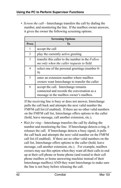 Interchange Supervisor's User Guide - Vertical