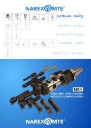 Vyvrtávání (stažení části katalogu ve formátu PDF ... - NAREX MTE sro