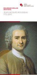 Jean-Jacques Rousseau 1712â2012 - Jura & Drei-Seen-Land