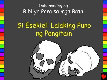 Ezekiel Man of Visions Tagalog - Bible for Children