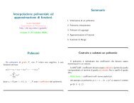 Lezione del 13-15 ott 2004. - Matematica