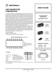 4-BIT MAGNITUDE COMPARATOR SN54/74LS85