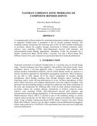 nastran cohesive zone modeling of composite bonded joints - Caesoft