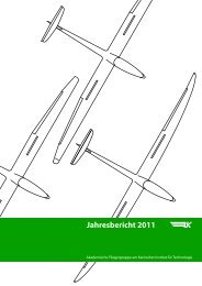 Jahresbericht 2011 - Akaflieg Karlsruhe