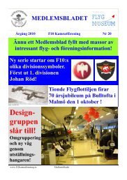 Medlemsblad Nr 20 - Ãngelholms Flygmuseum