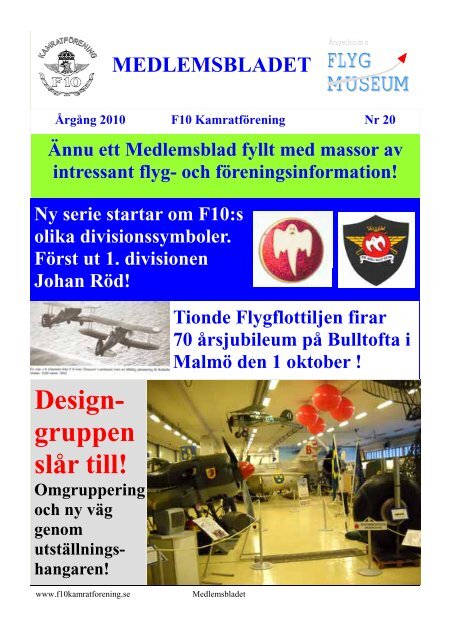 Medlemsblad Nr 20 - Ãngelholms Flygmuseum