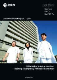 Osaka University Hospital Case Study - Eizo