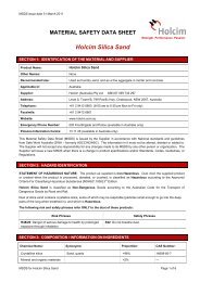 Holcim Silica Sand