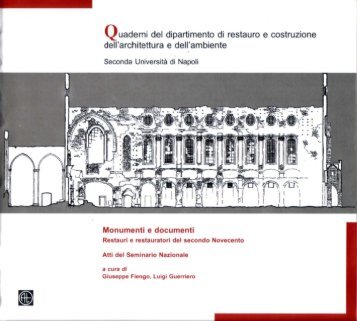 Approfondimento. Saggio: restauro basilica di S. Maria in Foro Claudio