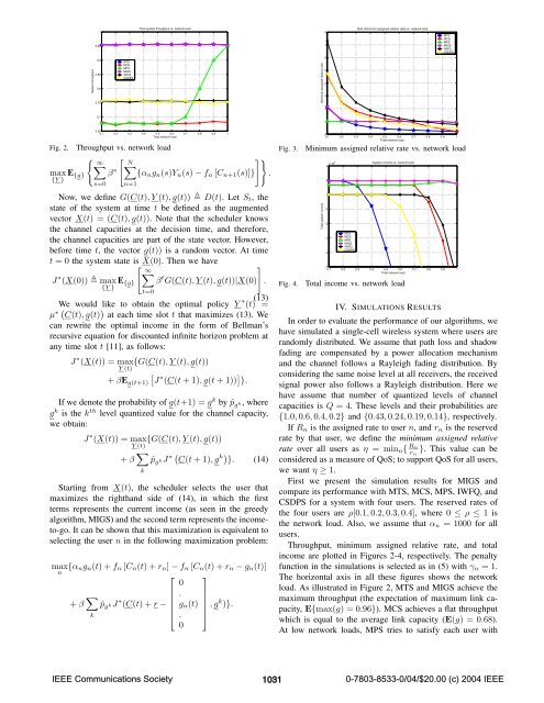 (SLA) based scheduling algorithms for wireless networks