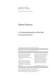 Simon Harvey - Static - The London Consortium