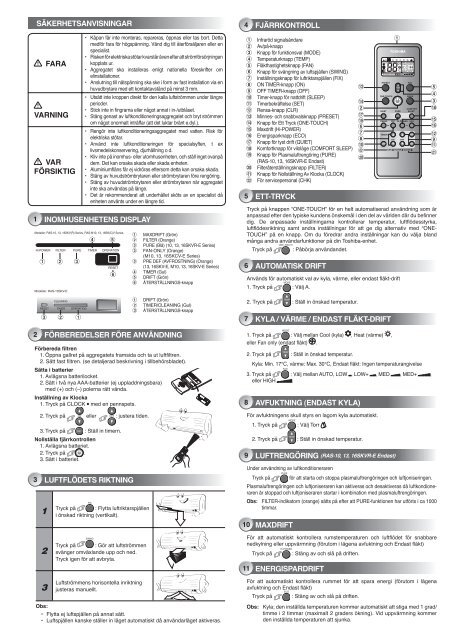 Owner 1110250125.indb - Toshiba air conditioners