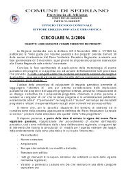 valutazione di impatto ambientale - Comune di Sedriano