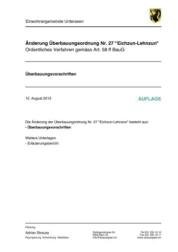 130813 Ue V AEnderung Eichzun-Lehnzun - Unterseen