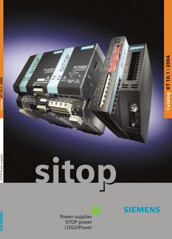 Power supplies SITOP power LOGO!Power Catalog K T 10.1 ... - Auser