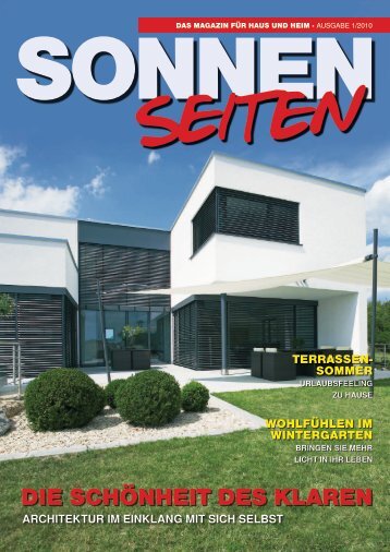 SONNEN DAS MAGAZIN FÜR HAUS UND HEIM · AusgAbe - Warema