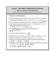 Vectores en Tres Dimensiones