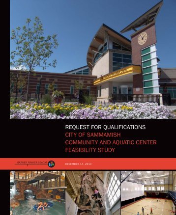 Response to Request for Qualifications - City Of Sammamish