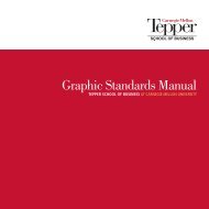 Graphic Standards Manual - Carnegie Mellon University