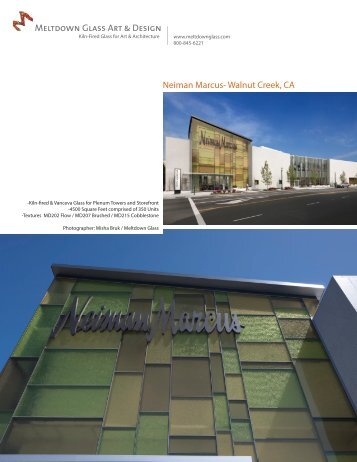 Neiman Marcus - Project Data Sheet - Meltdown Glass