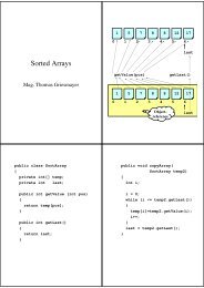 Sorted Arrays