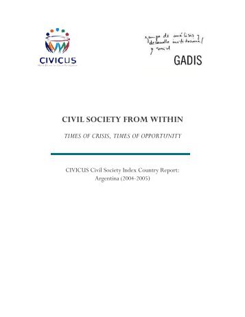 CSI Argentina - Country Report - Civicus