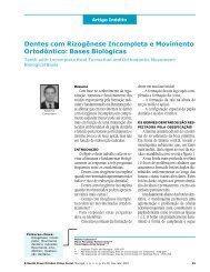 Dentes com RizogÃªnese Incompleta e Movimento ... - Dental Press