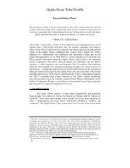 Oglala Sioux Tribal Profile - Tribal Law Journal - University of New ...