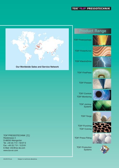 12/2012 - TOX PRESSOTECHNIK GmbH & Co.KG