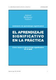 El aprendizaje significativo en la prÃ¡ctica - Instituto Nacional de ...