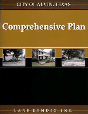 Comprehensive Master Plan - City of Alvin