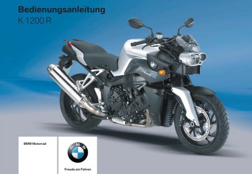 Bedienungsanleitung K 1200 R - BMW-K-Forum.de