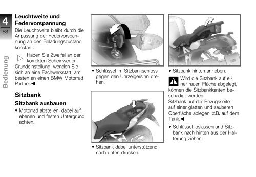 Bedienungsanleitung K 1200 R - BMW-K-Forum.de