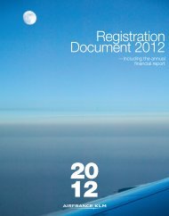 Registration document 2012 - Air France-KLM Finance